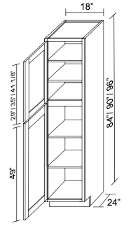 Tall Pantry PC1890