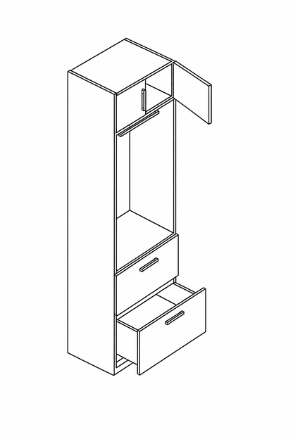 Microwave/Oven Cabinet MOC3090