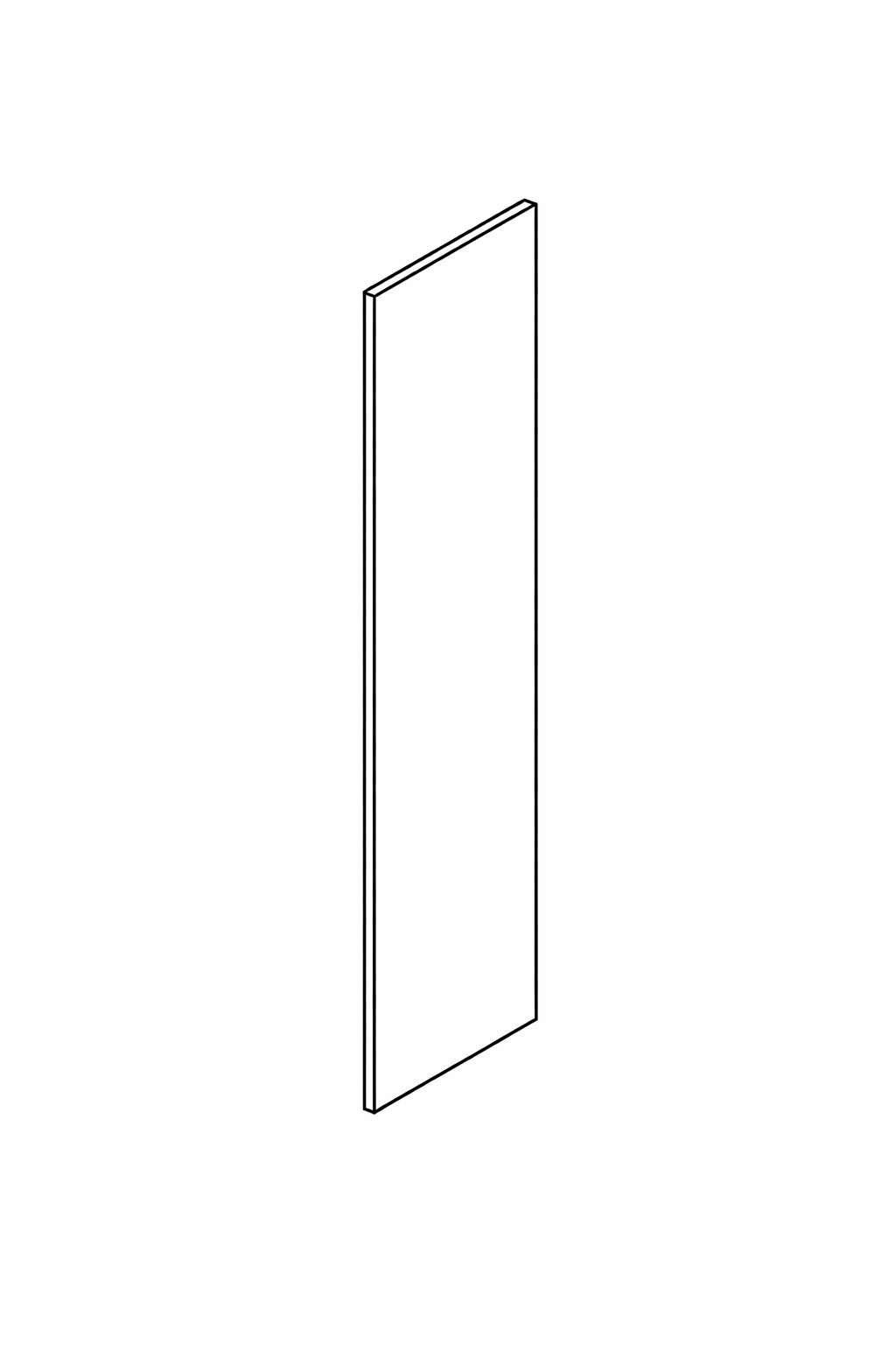Back Panel BP34.5x96x3/4