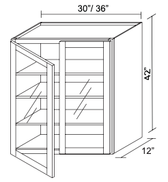 Wall Glass Door GDW3642