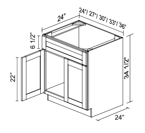 Sink Base SB36