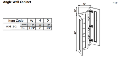 Wall Angle End WAE1242