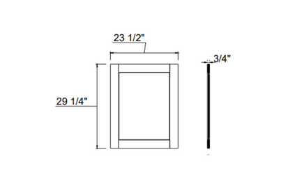 Base Decorative End Panel BEDP