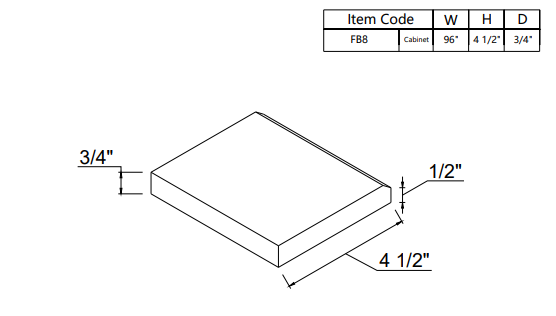 Outside Corner Moulding OCM8