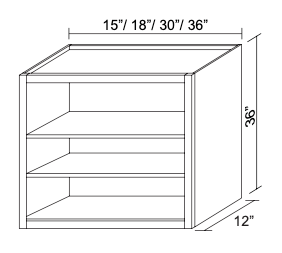 Open Cabinet WOC1836