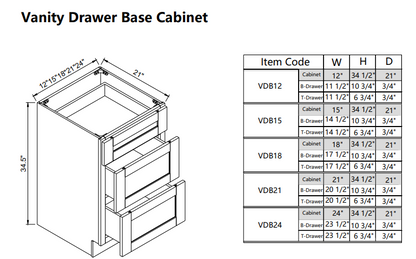 Vanity Drawer VDB21