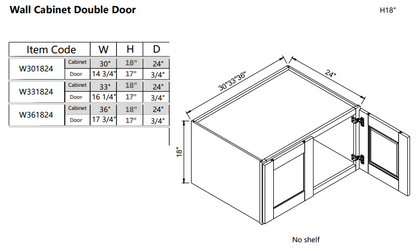 Wall W361824
